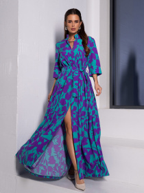 Сукня максі ISSA Plus модель 14661_зеленый Сукня максі ISSA Plus модель 14661_зеленый Фото