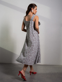 Сарафан ISSA Plus модель 14662_оливковый Сарафан ISSA Plus модель 14662_оливковый Фото