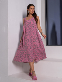 Сарафан ISSA Plus модель 14662_розовый Фото