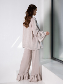 Повседневный костюм ISSA Plus модель 14664_светло_серый Фото