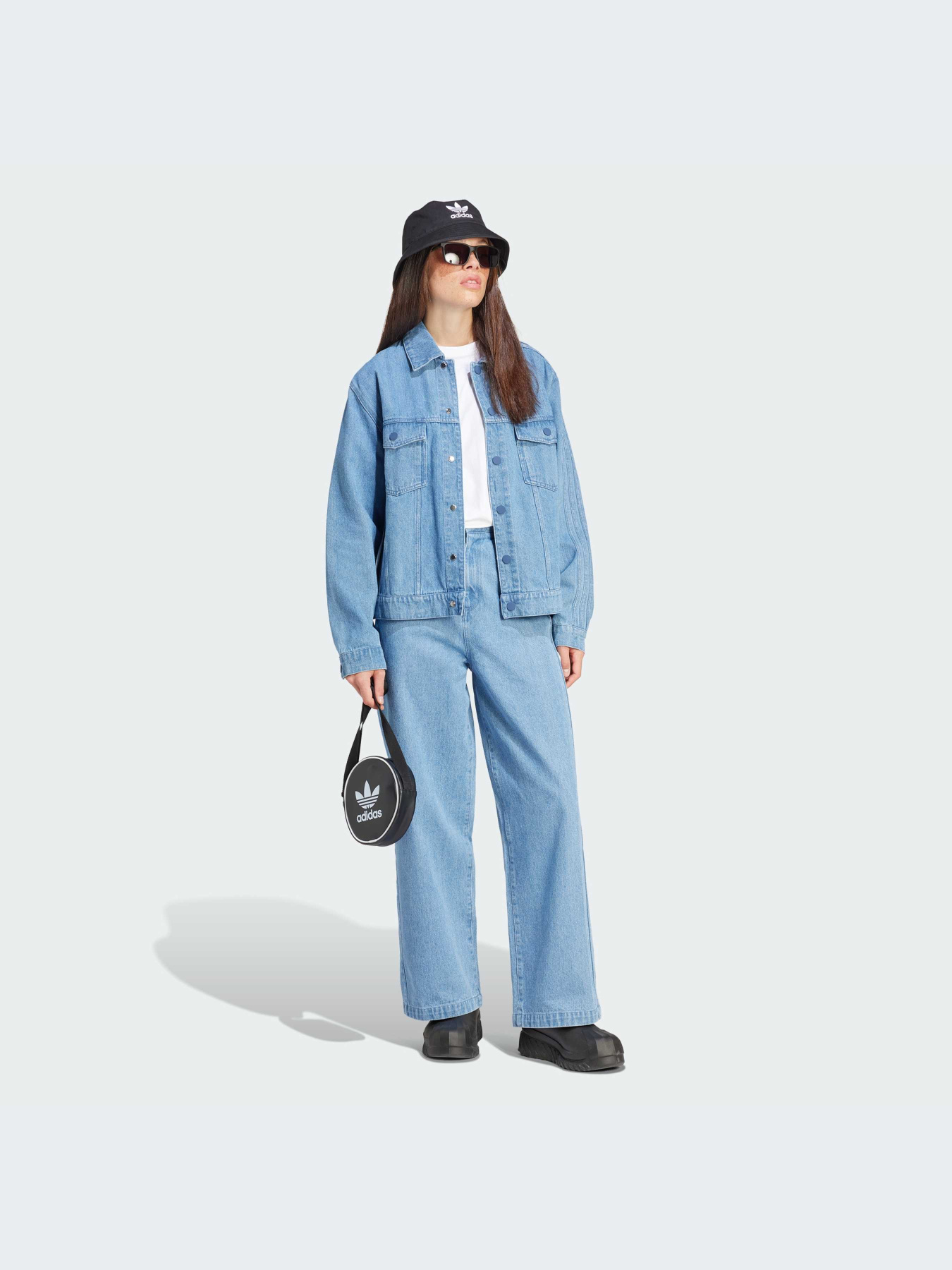 Джинсовая куртка Adidas x KSENIASCHNAIDER модель IS1742 Фото