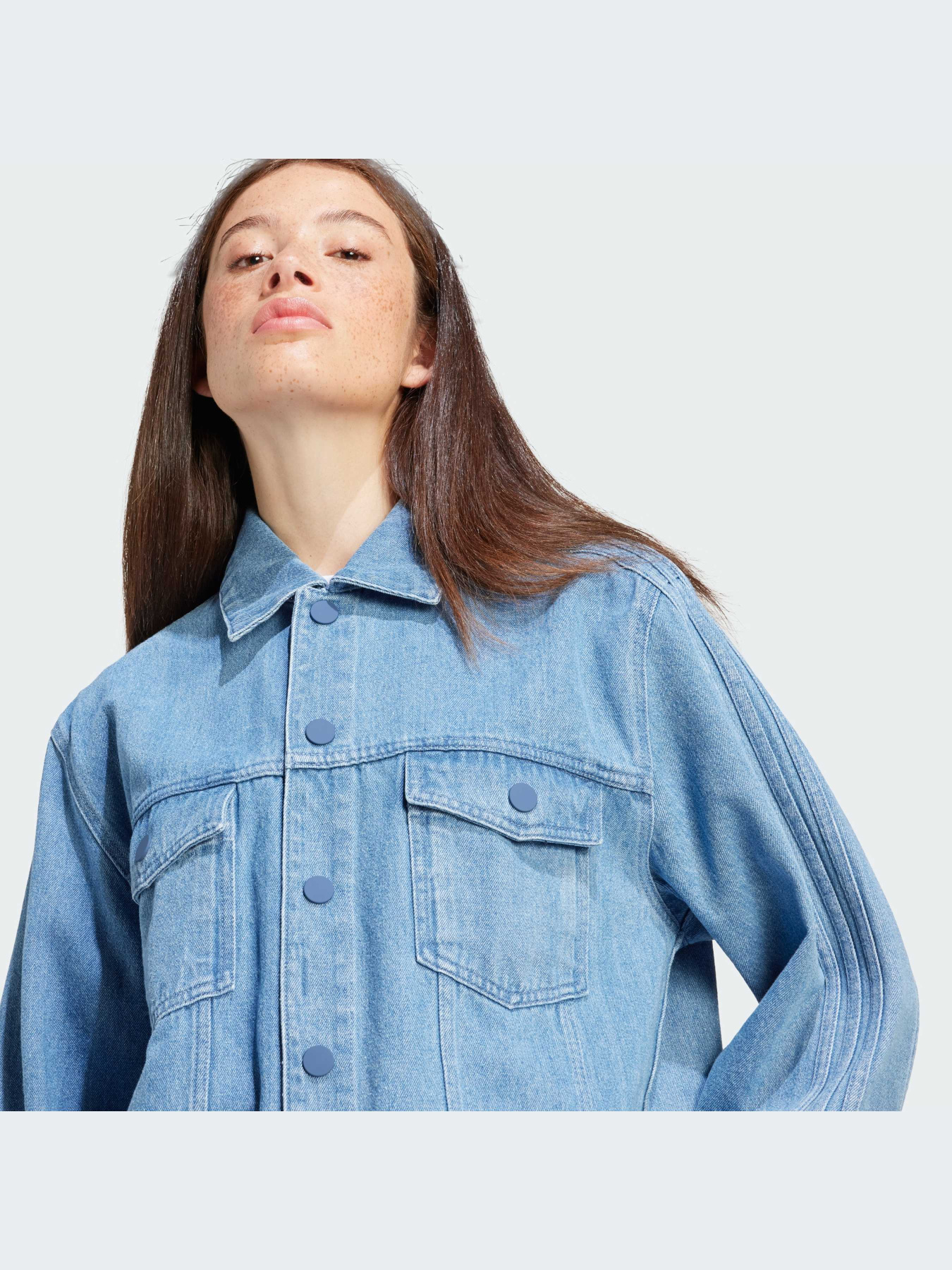 Джинсовая куртка Adidas x KSENIASCHNAIDER модель IS1742 Фото