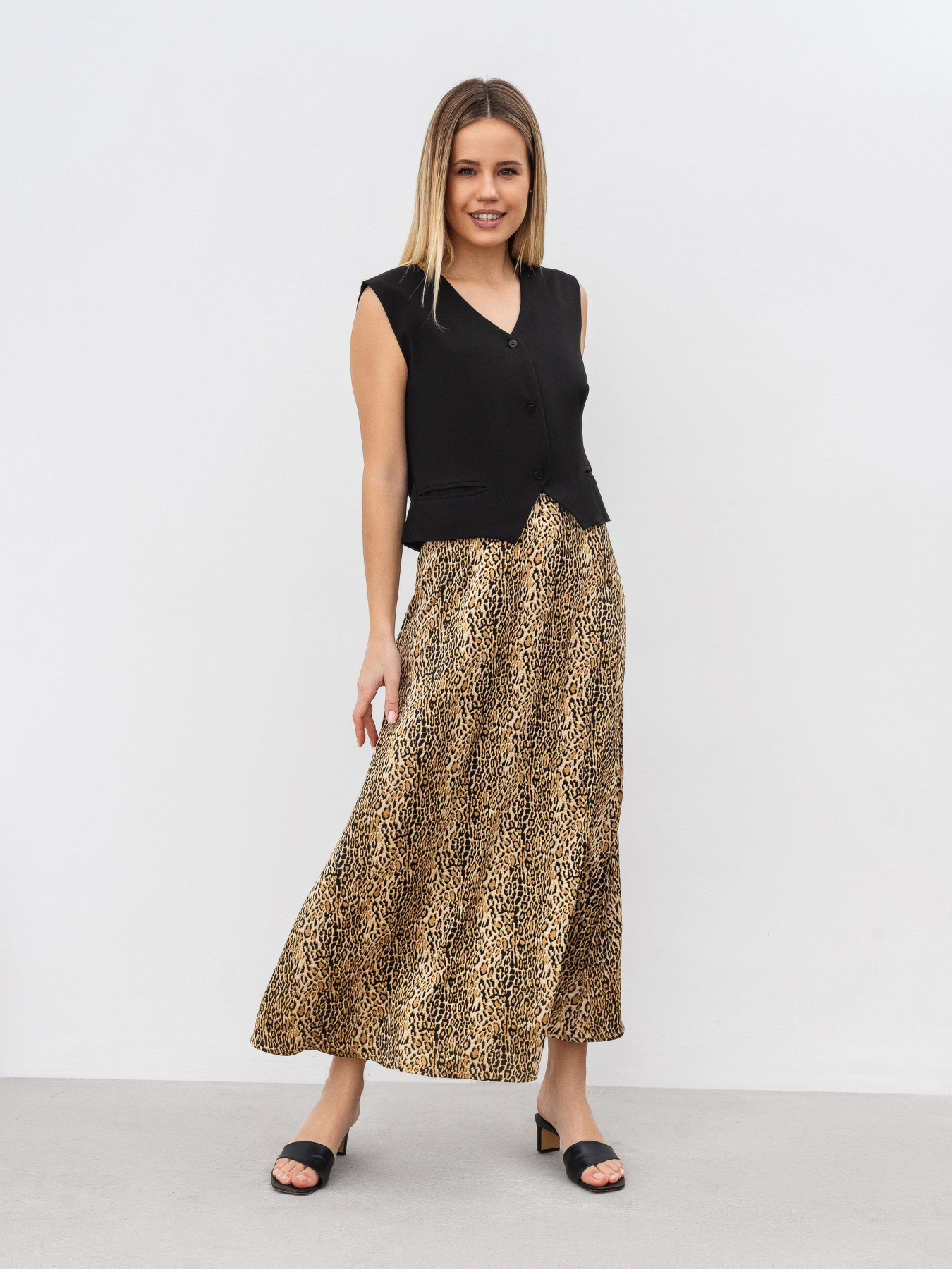 Юбка макси Romashka Мако модель 206027104071 Фото