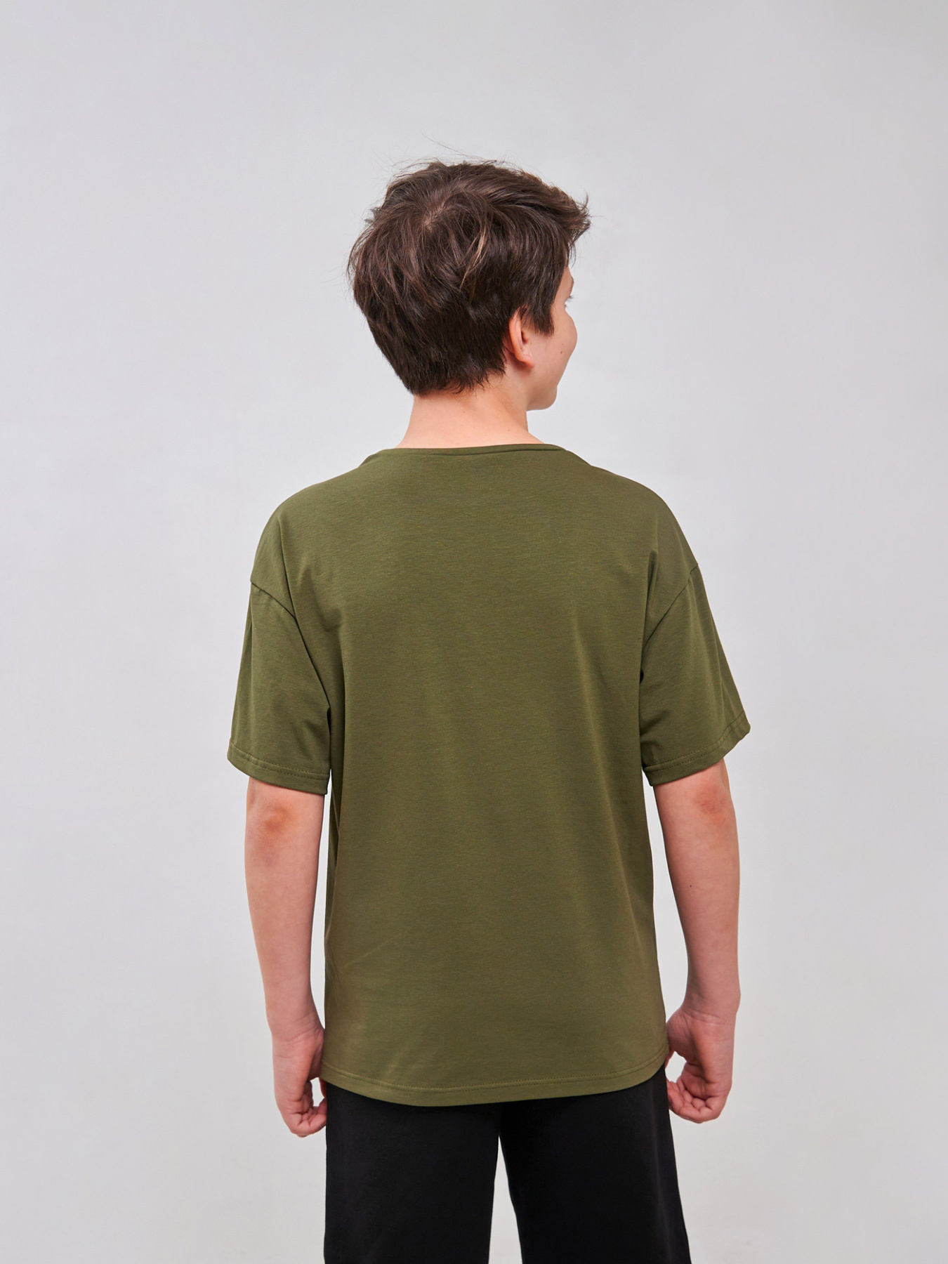 Футболка SMIL модель smil_110781-temno-zelenyj Фото