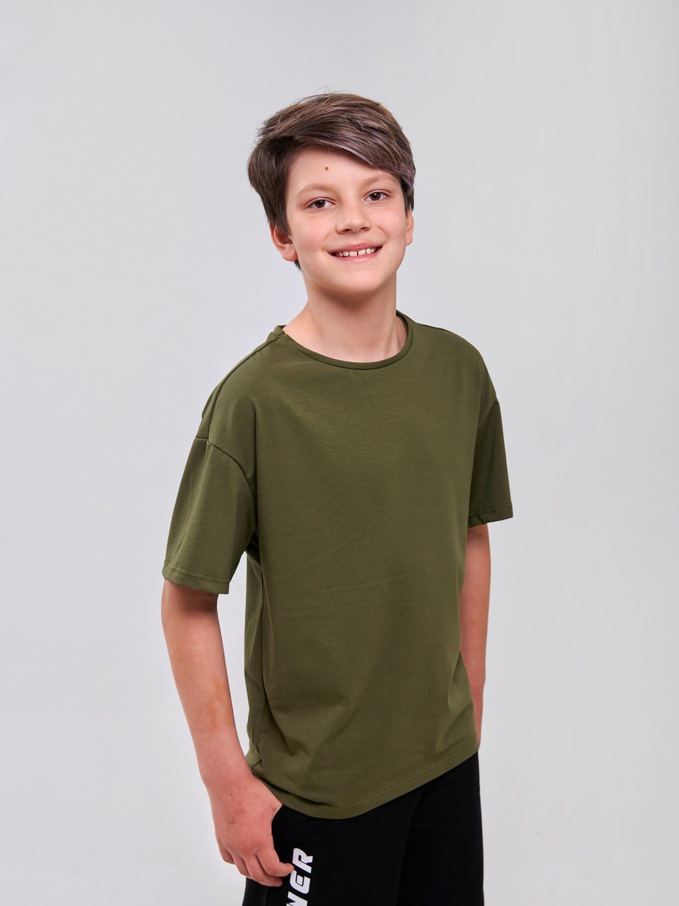 Футболка SMIL модель smil_110781-temno-zelenyj Фото