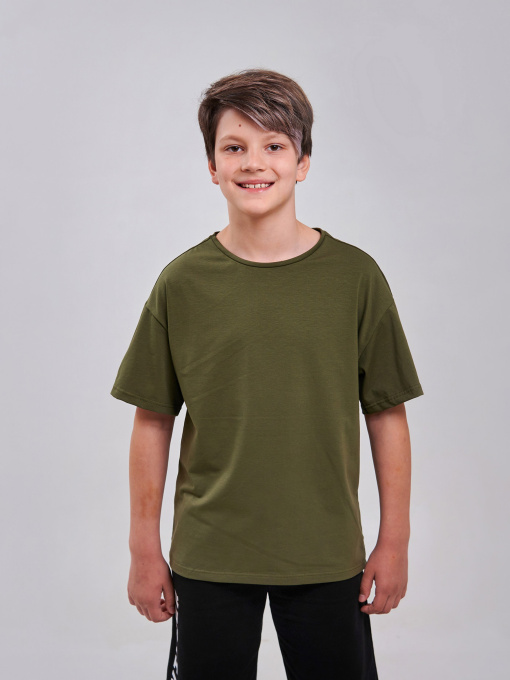 Футболка SMIL модель smil_110781-temno-zelenyj Фото