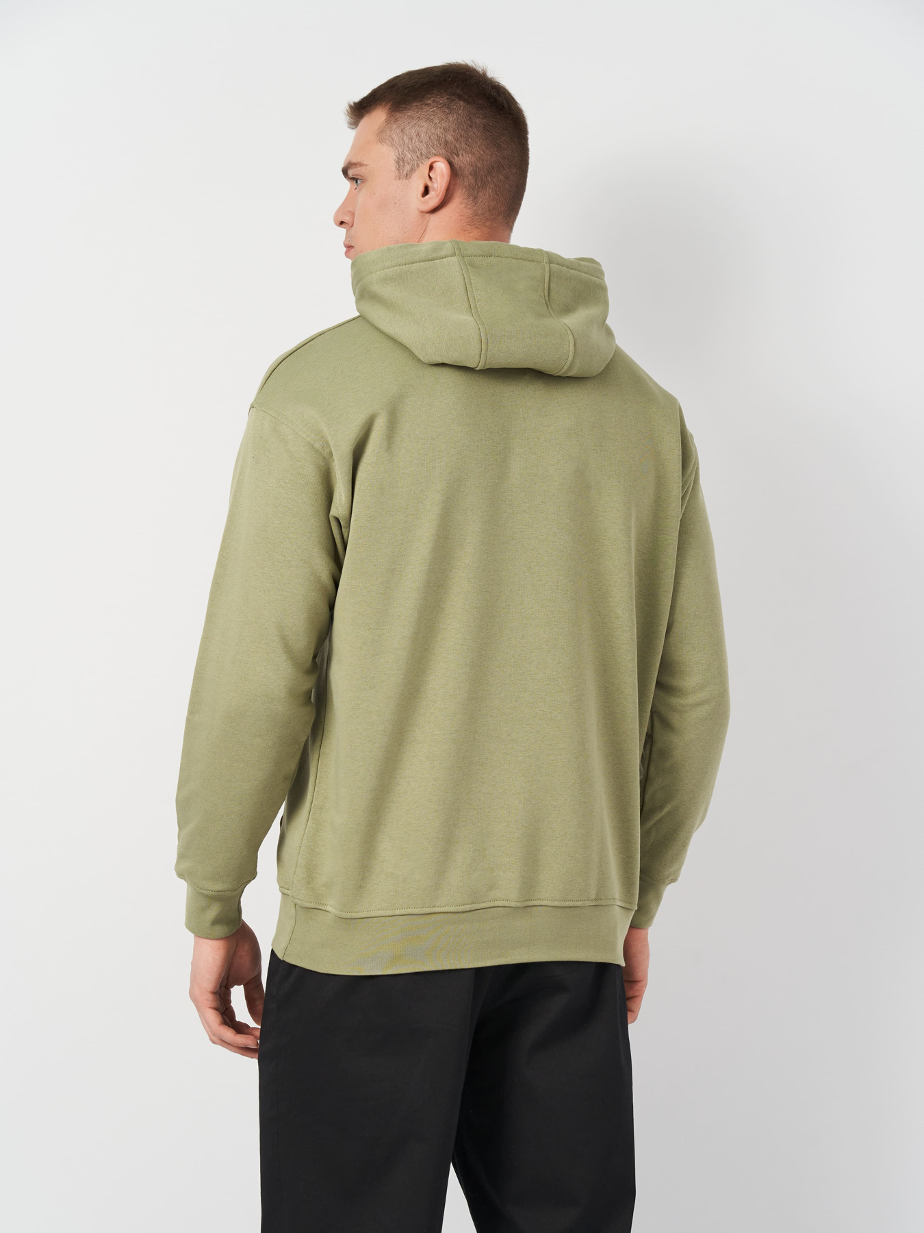 Худи Роза модель 231118_olive Фото