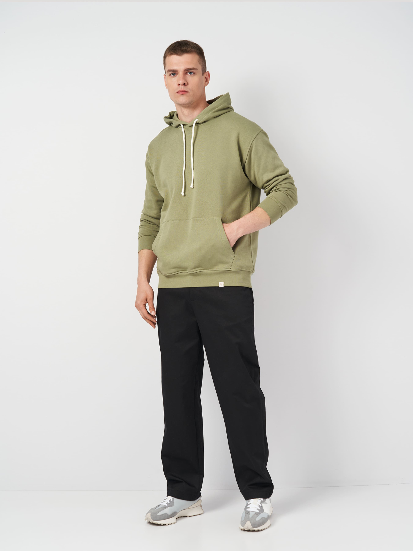 Худи Роза модель 231118_olive Фото