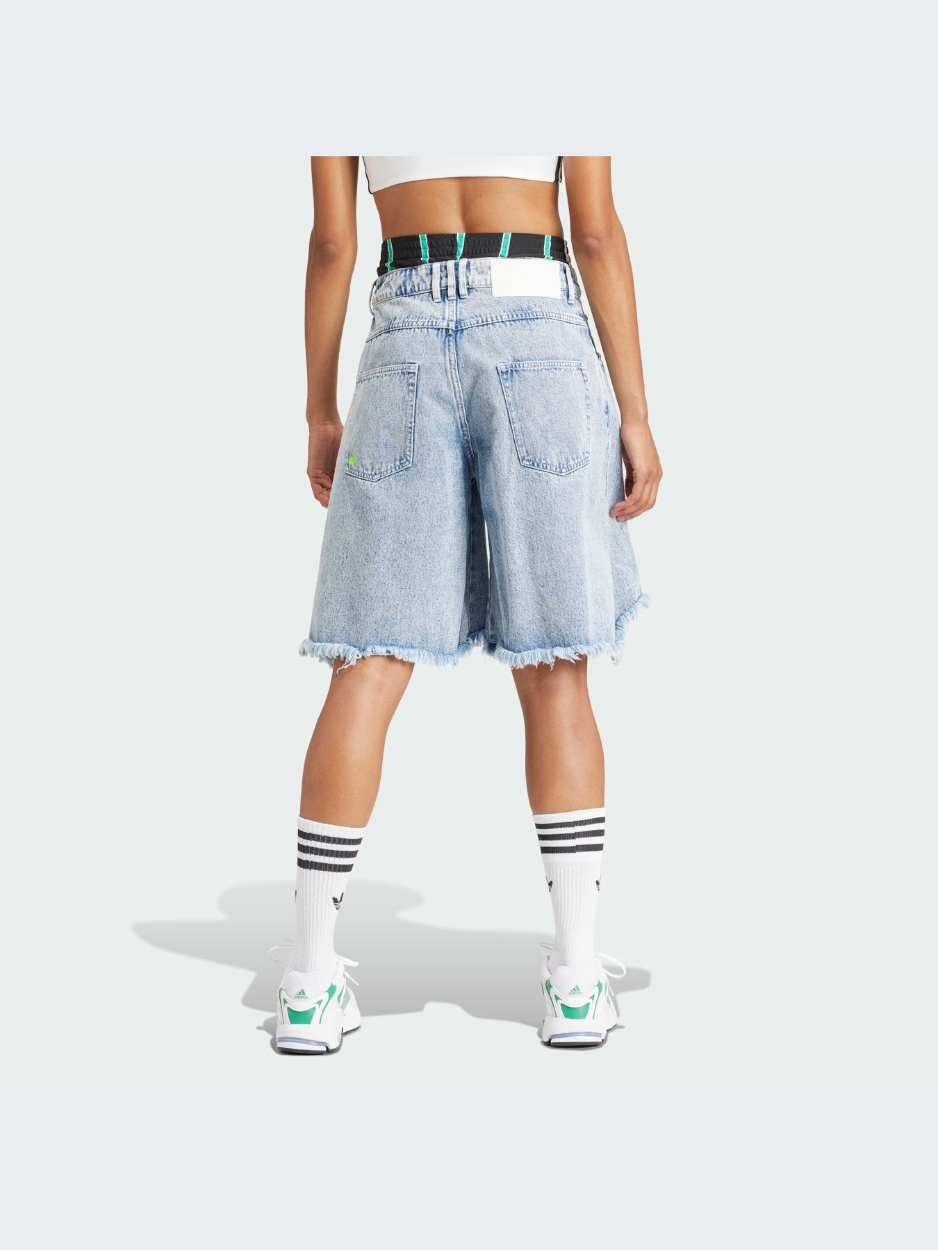 Шорты джинсовые Adidas x KSENIASCHNAIDER модель IU2470 Фото