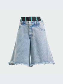 Шорты джинсовые Adidas x KSENIASCHNAIDER модель IU2470 Фото