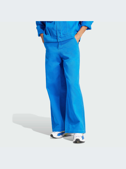 Широкие джинсы Adidas KSENIASCHNAIDER 3-Stripes Dyed модель IU2455 Фото