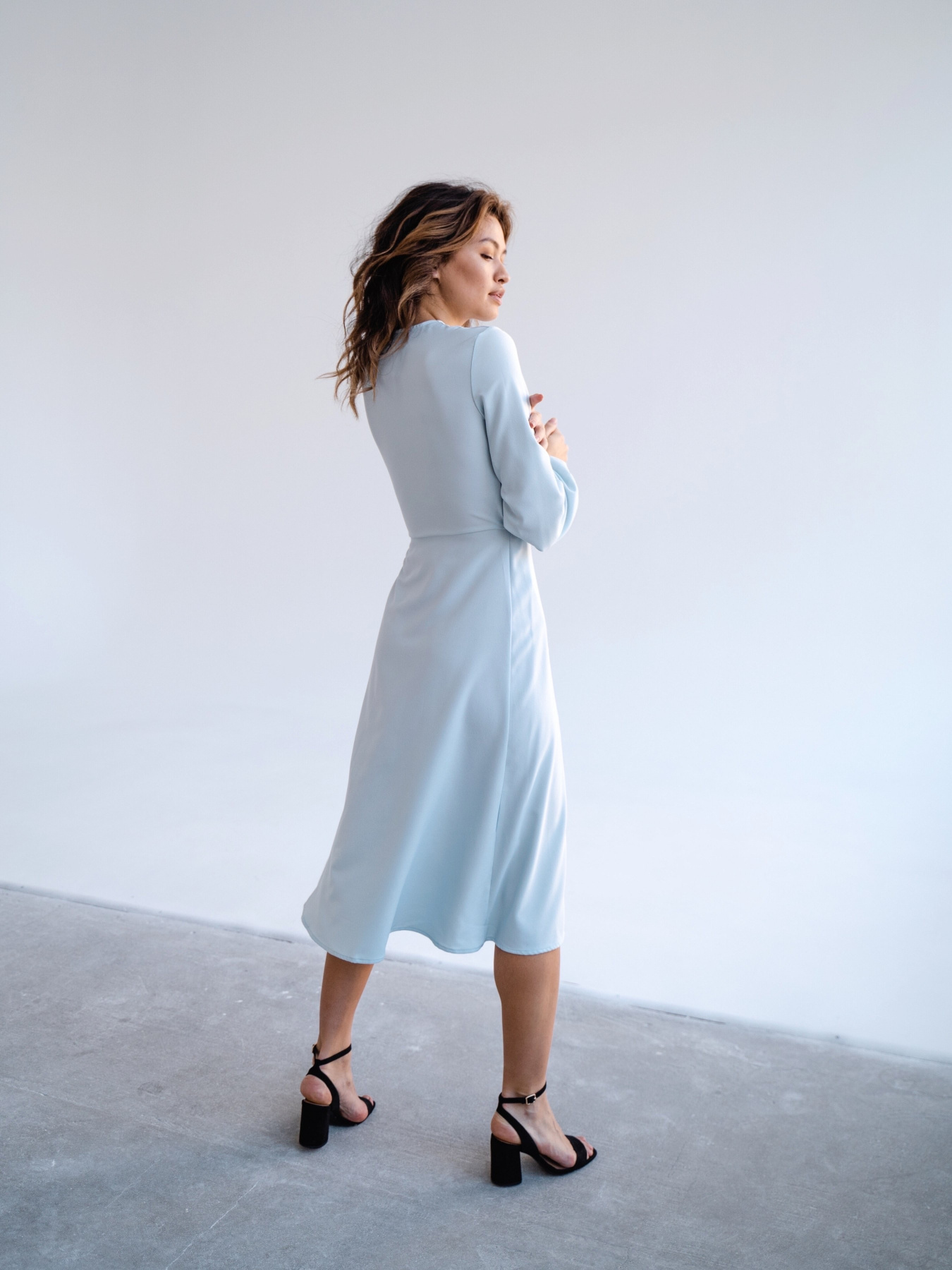 Платье миди MON VOL модель mv0683 Фото