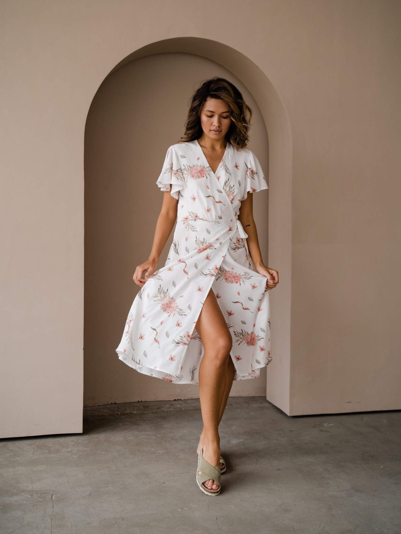 Платье миди MON VOL модель mv0685 Фото