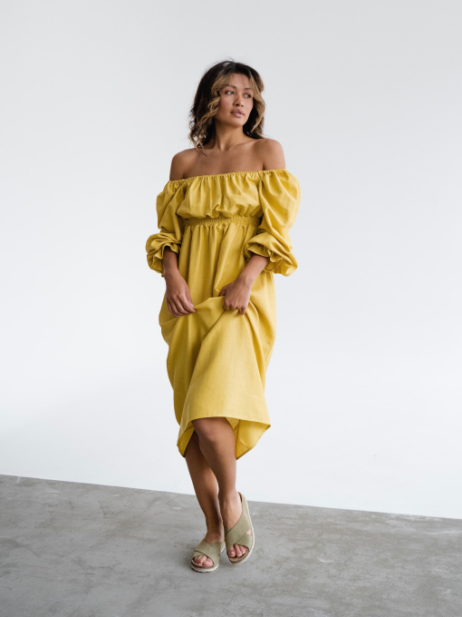 Платье миди MON VOL модель mv1335 Фото