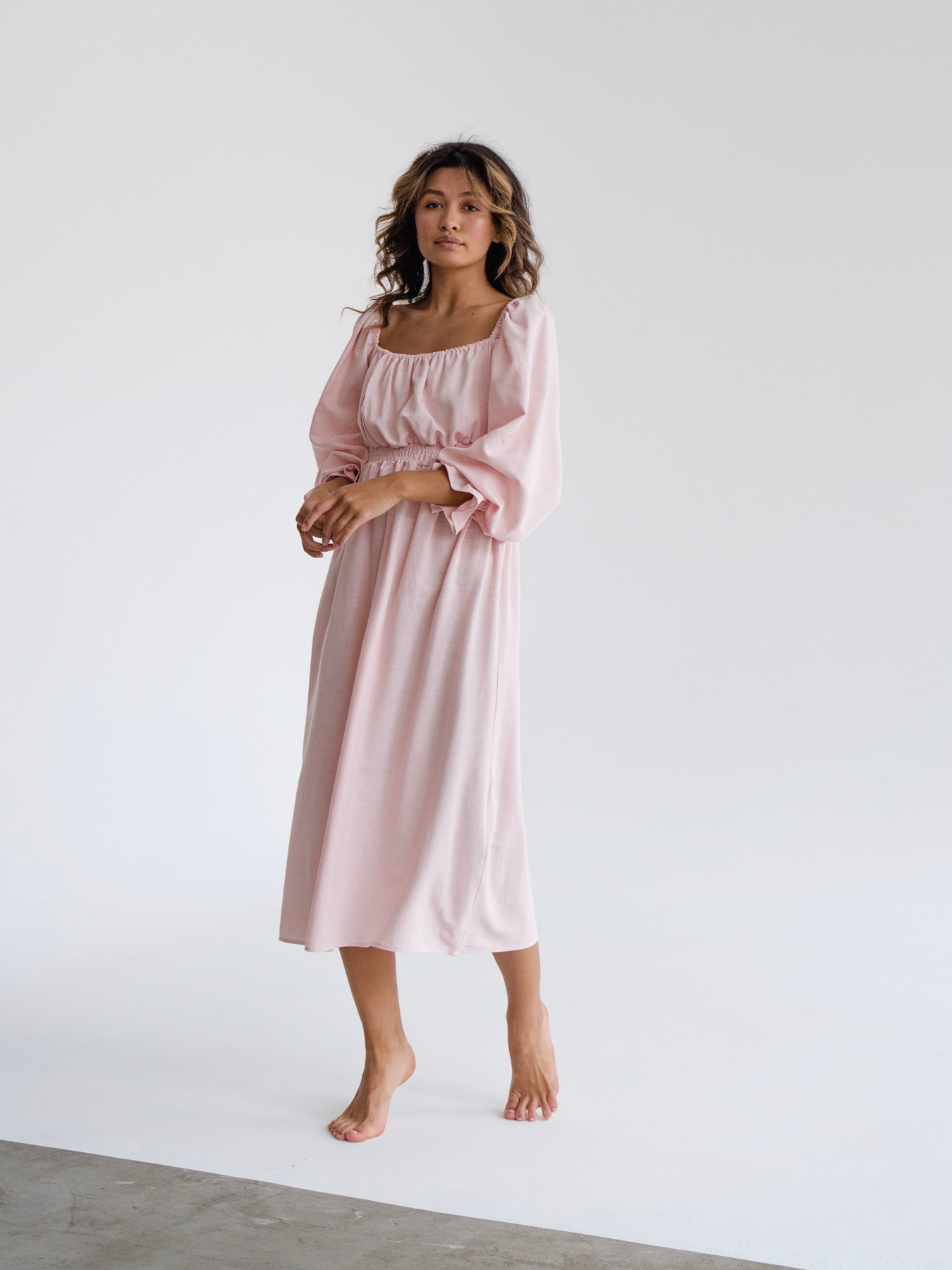 Платье миди MON VOL модель mv1336 Фото