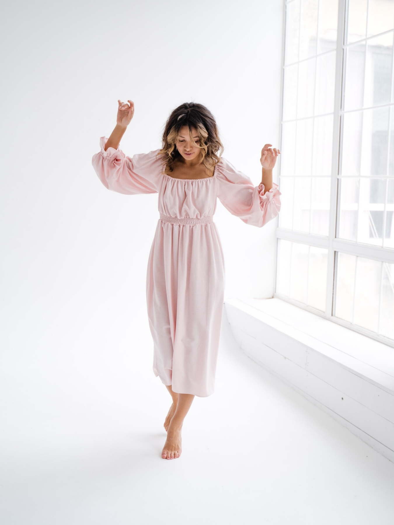 Сукня міді MON VOL модель mv1336 Фото