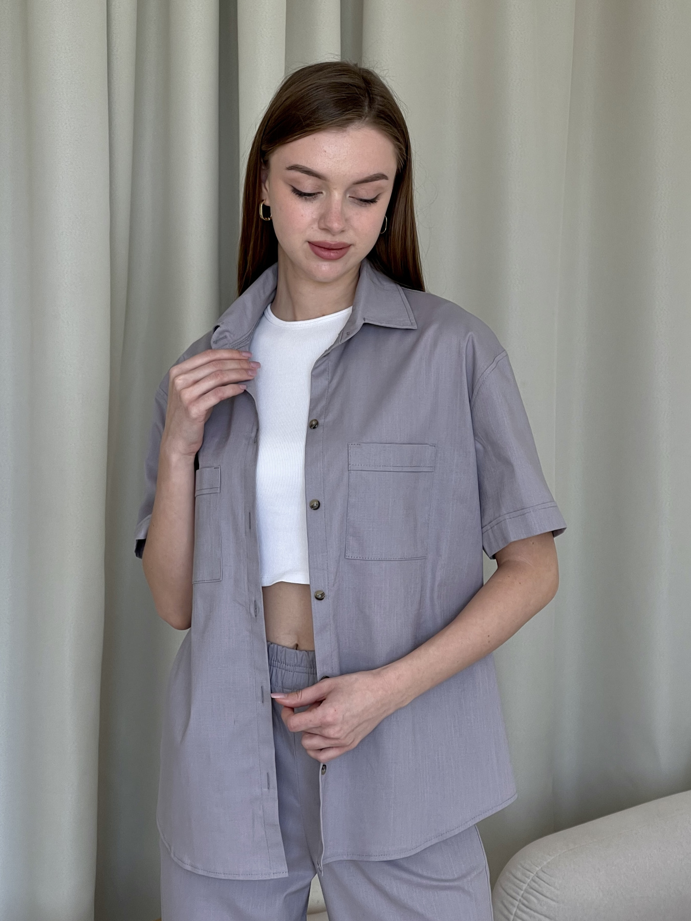 Сорочка повсякденна Merlini модель 200001203 Фото