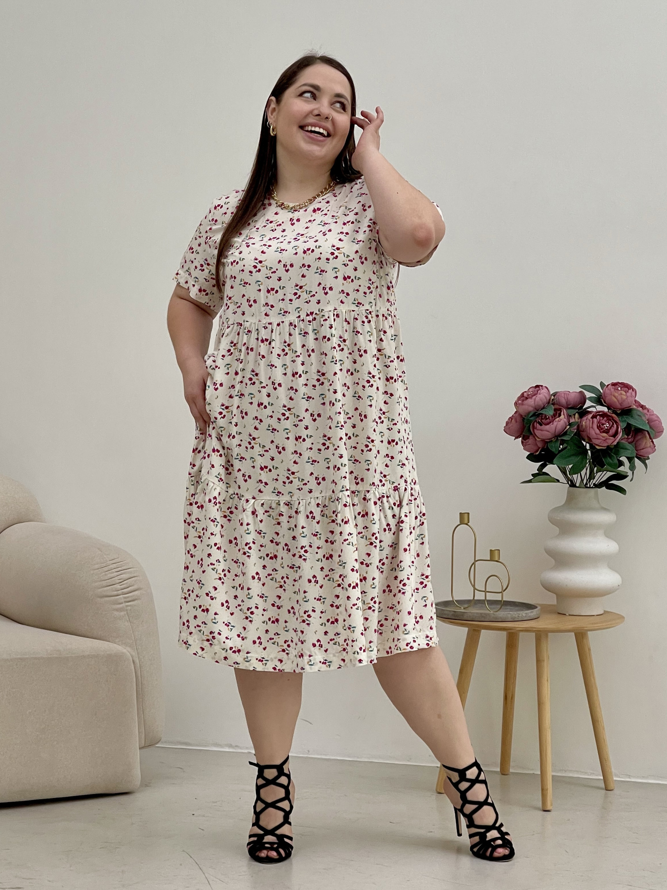 Платье миди Merlini модель 700001266 Фото