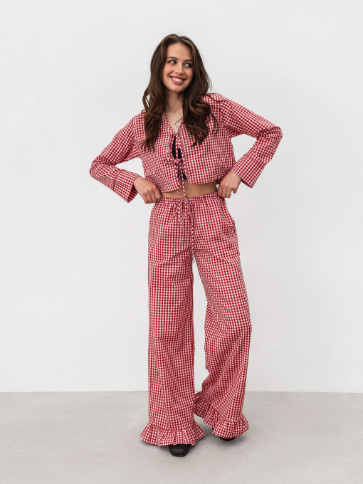 Брюки палаццо Romashka Племер модель 205038802001 Фото