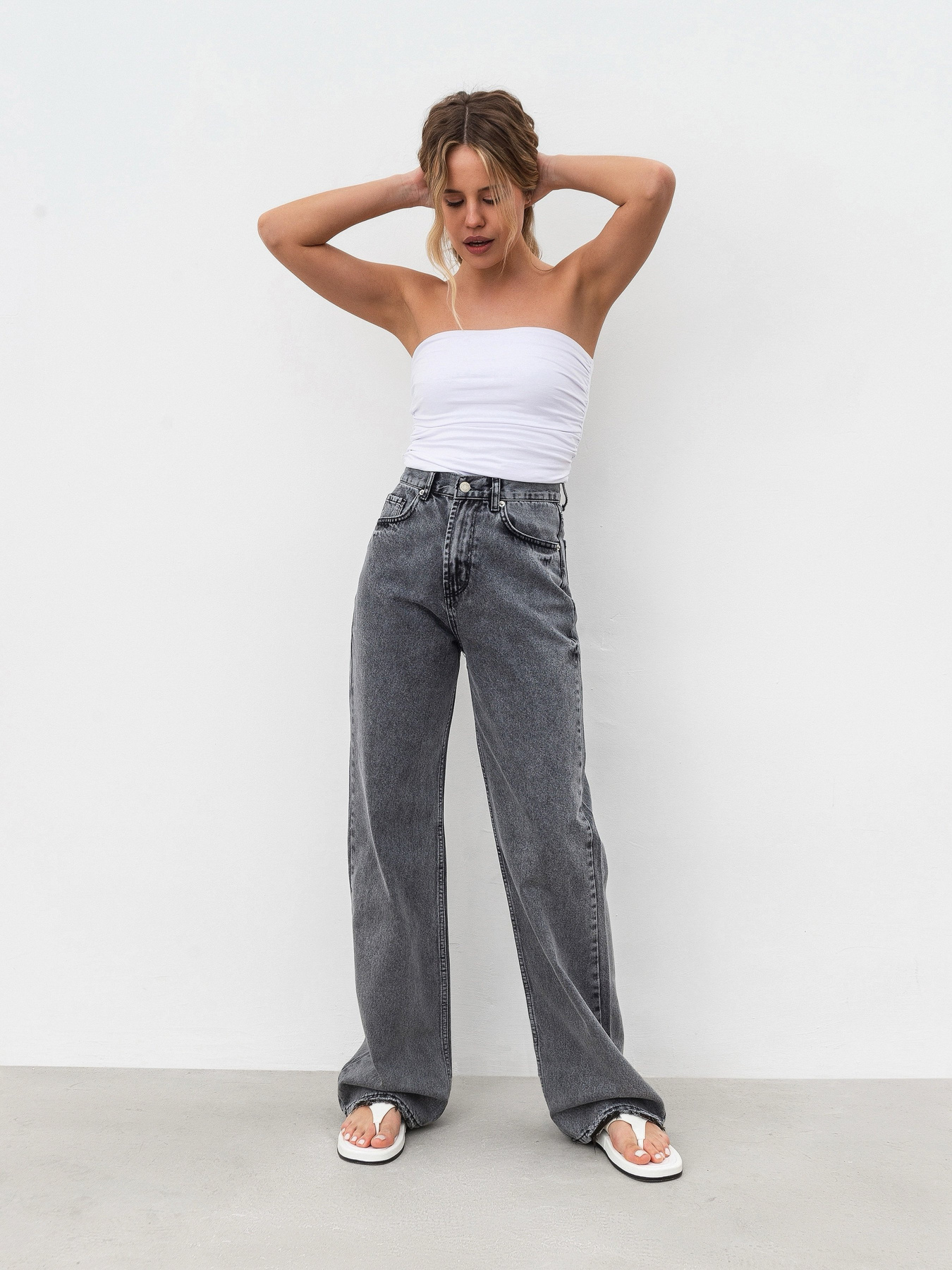 Широкі джинси Romashka Анаполіс модель 205038602081 Фото