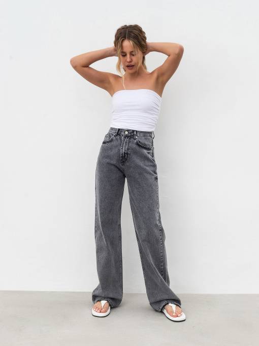 Широкие джинсы Romashka Анаполіс модель 205038602081 Фото