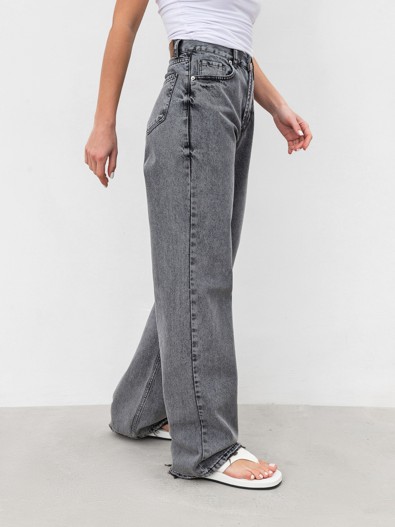 Широкі джинси Romashka Анаполіс модель 205038602081 Широкі джинси Romashka Анаполіс модель 205038602081 Фото