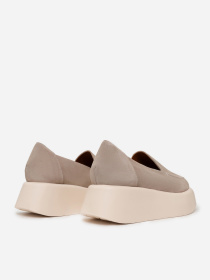 Лоферы ISSA Plus модель OB2-468_бежевый Фото