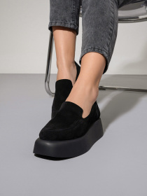 Лоферы ISSA Plus модель OB2-468_черный Фото