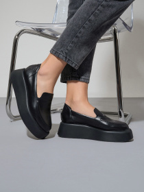 Лоферы ISSA Plus модель OB2-469_черный Фото