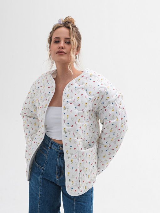 Демисезонная куртка Romashka Отен модель 208025202091 Фото