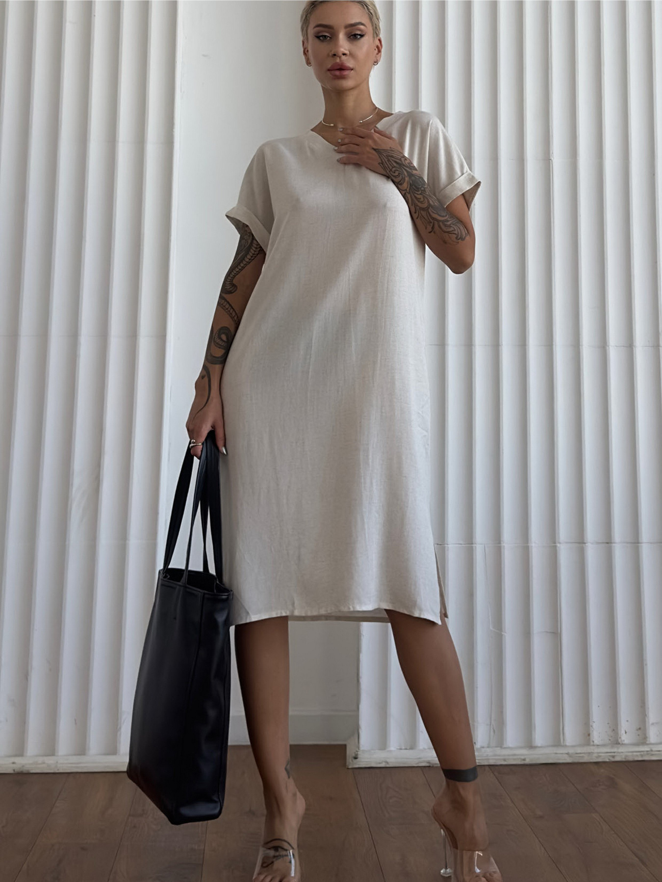 Сукня-футболка Leinle модель 1239369013 Сукня-футболка Leinle модель 1239369013 Фото