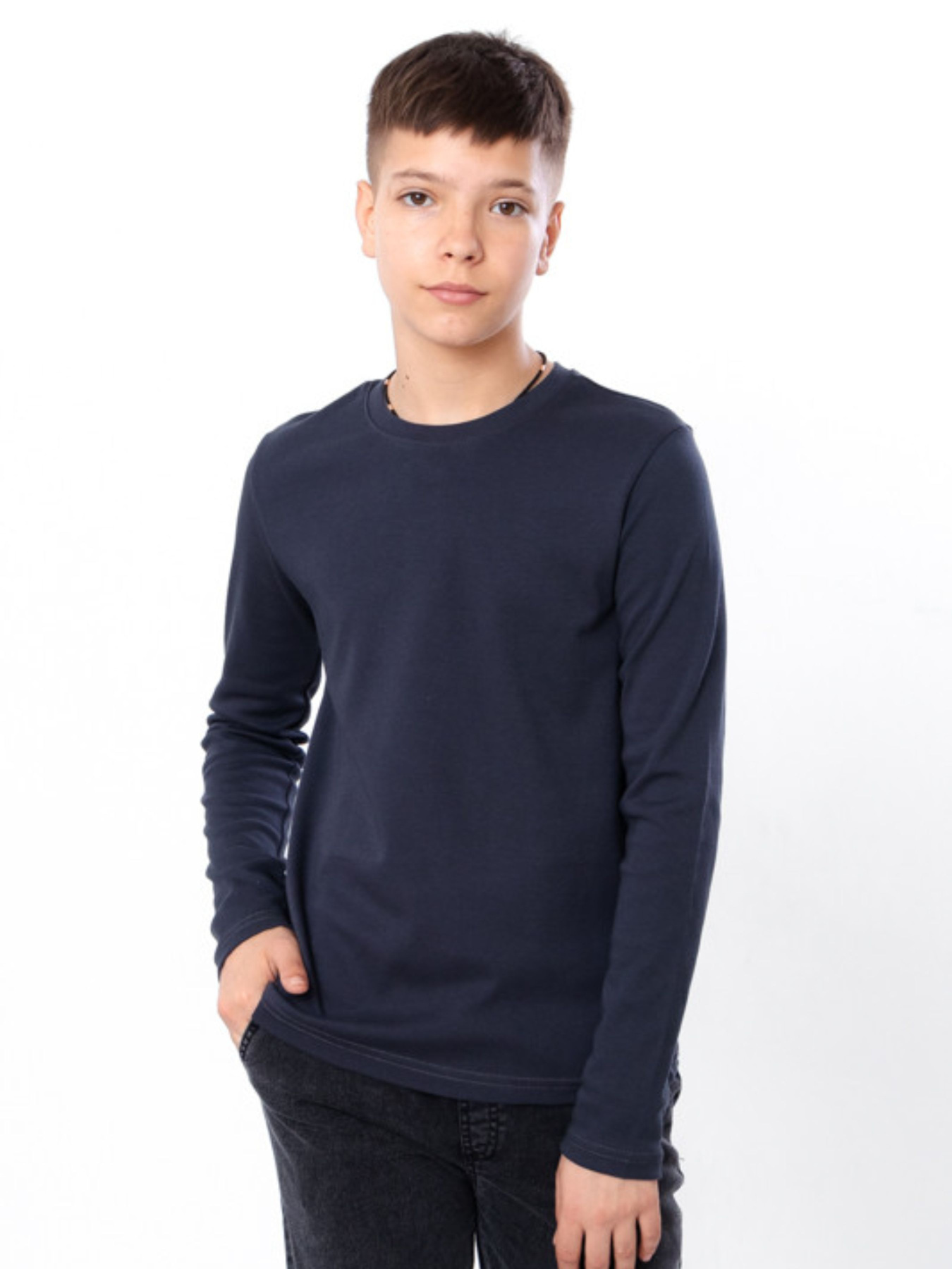 Лонгслів Носи своє модель 6025-015-4-temnij-asfalxt Лонгслів Носи своє модель 6025-015-4-temnij-asfalxt Фото