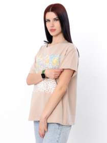 Футболка Носи своє модель 8127-057-33-temno-kremovij-desire Фото