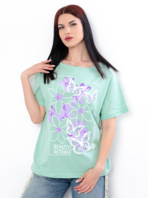 Футболка Носи своє модель 8127-001-33-1-m-qtno-zelenij-kvti Фото