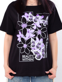 Футболка Носи своє модель 8127-001-33-1-chornij-kvti Фото