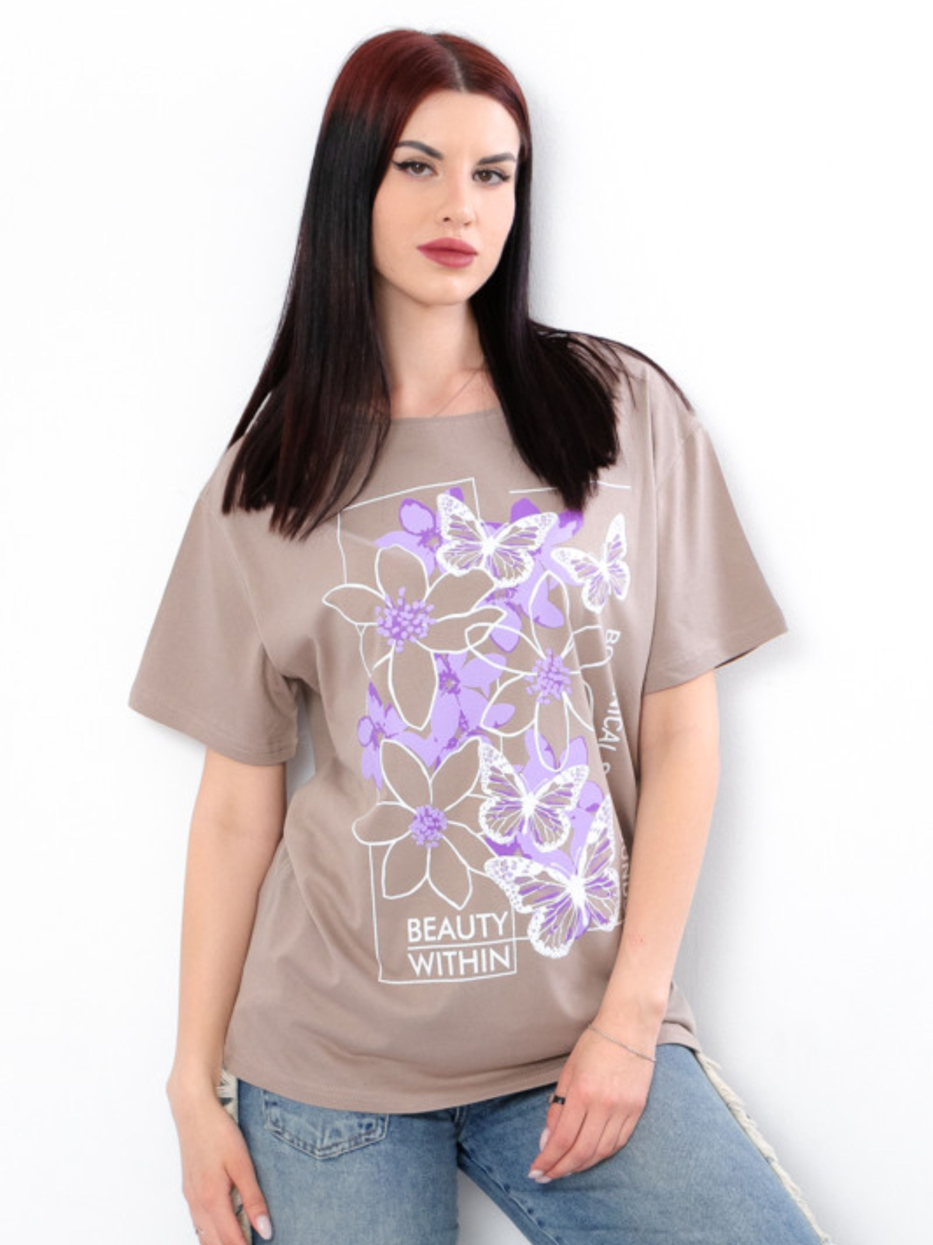 Футболка Носи своє модель 8127-001-33-1-svtlij-mokko-kvti Фото