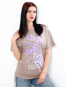 Футболка Носи своє модель 8127-001-33-1-svtlij-mokko-kvti Фото