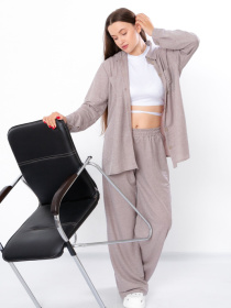 Повсякденний костюм Носи своє модель 8392-116-korichnevij-melanzh Повсякденний костюм Носи своє модель 8392-116-korichnevij-melanzh Фото