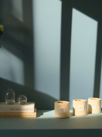 Свеча с эфирным маслом липа WOOD MOOD модель 1213700000 Фото