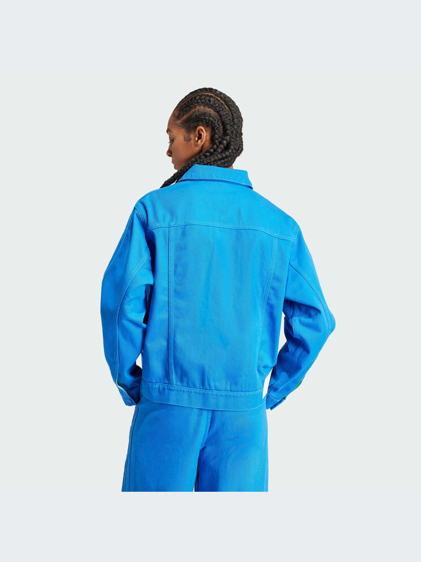 Джинсовая куртка Adidas x KSENIASCHNAIDER 3-Stripes модель IU2460 Фото