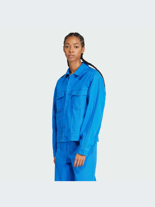 Джинсовая куртка Adidas x KSENIASCHNAIDER 3-Stripes модель IU2460 Фото