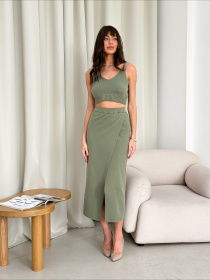 Спідниця міді ART KNIT модель 34306 Фото