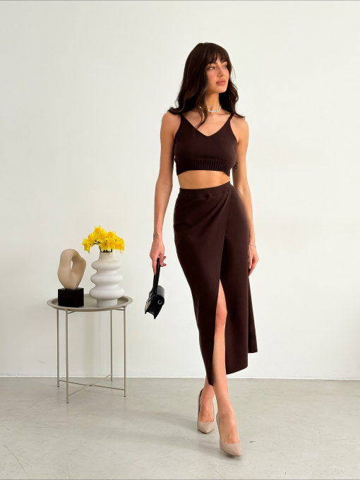 Спідниця міді ART KNIT модель 34318 Фото