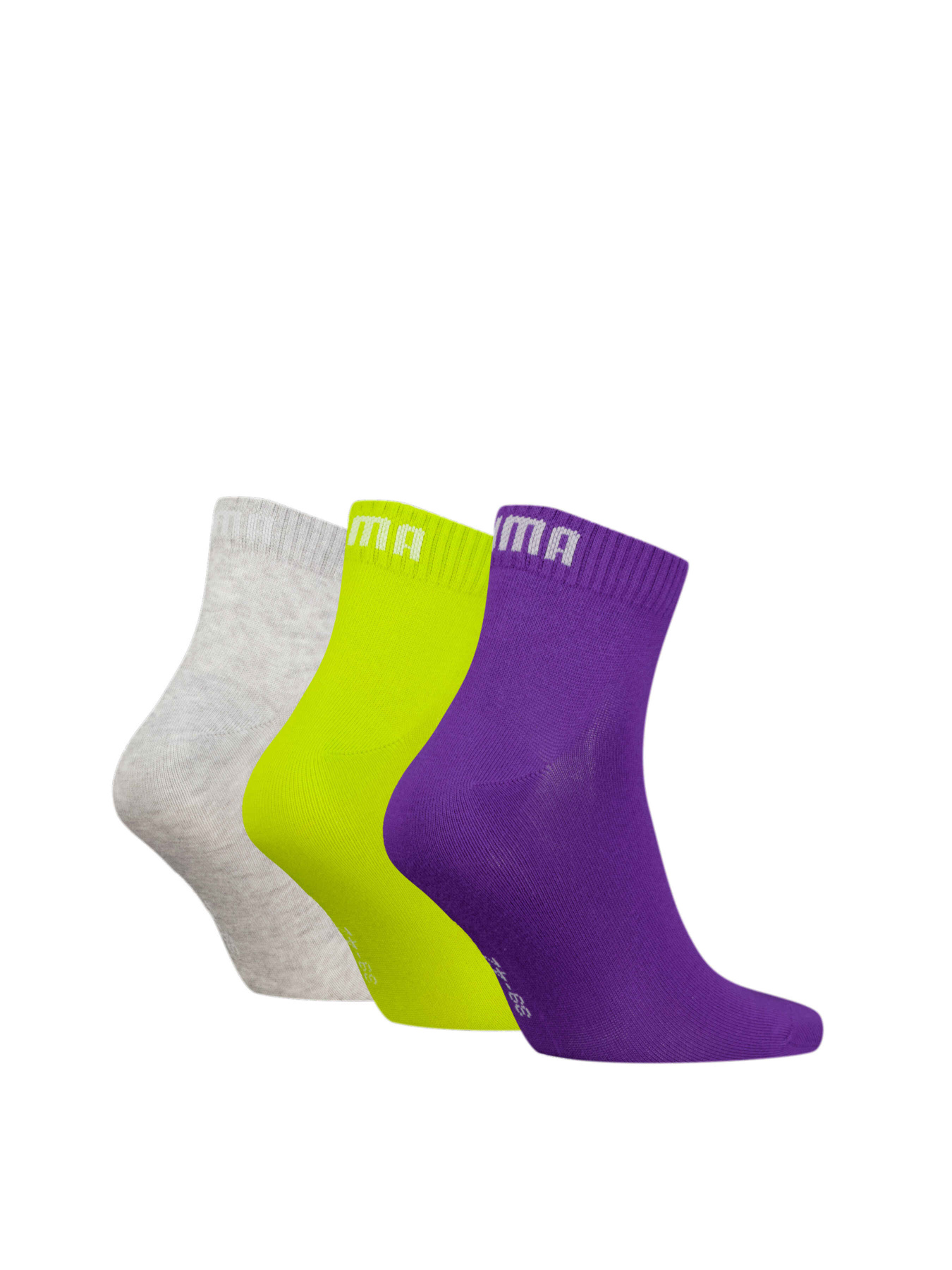 Набор носков PUMA Unisex Quarter Plain 3p модель 906978 Фото