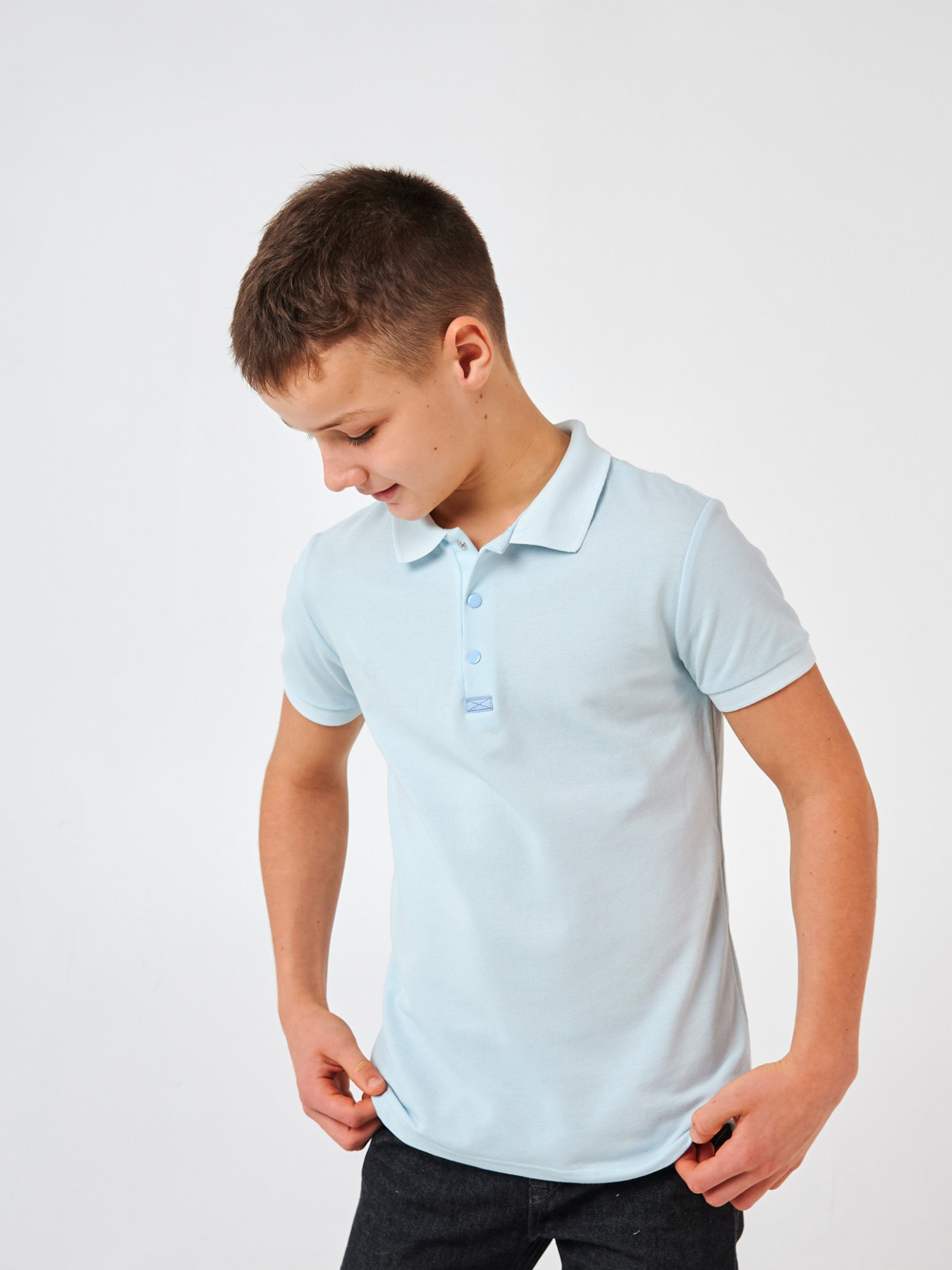 Поло SMIL Модель smil_114110-goluboj Фото