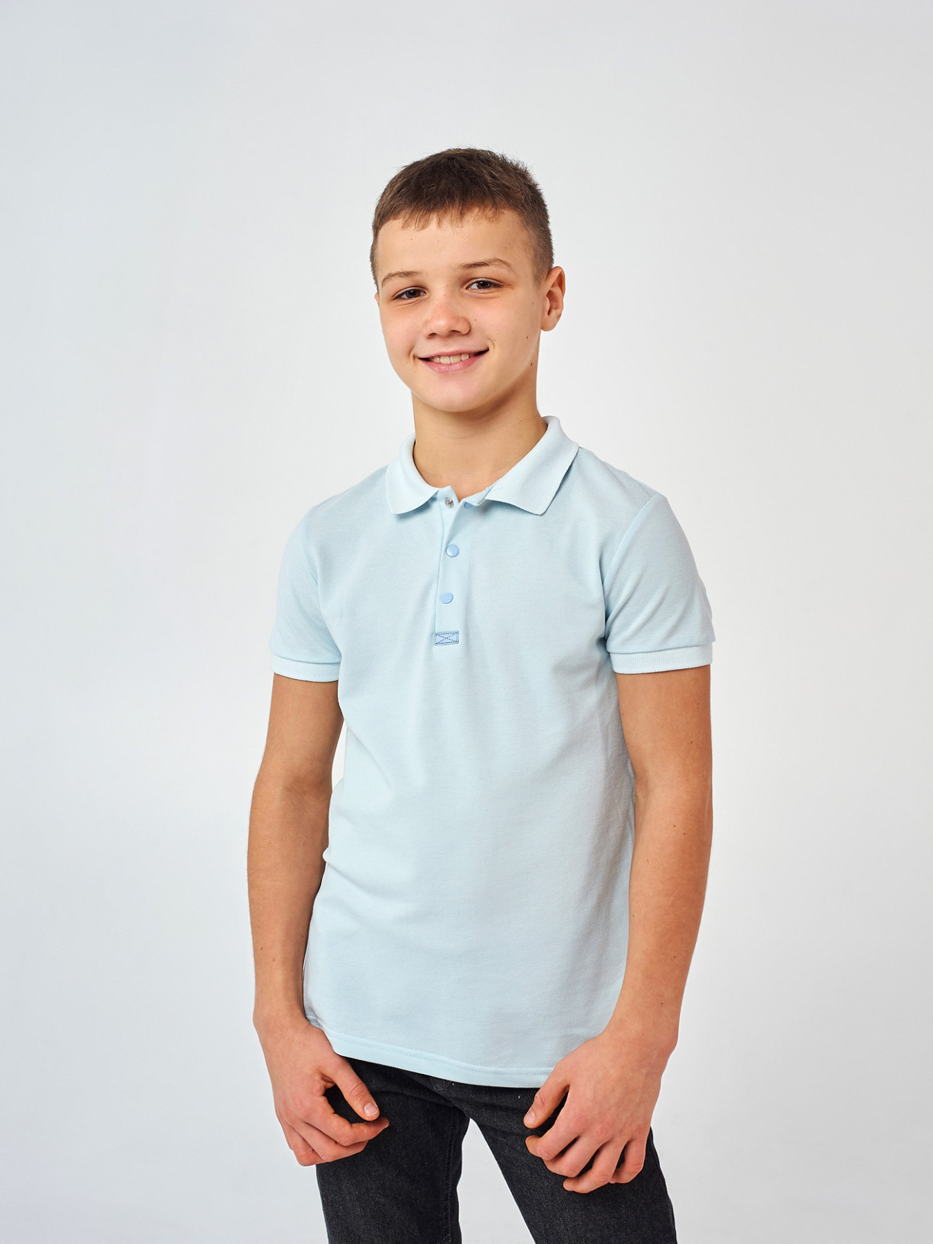 Поло SMIL Модель smil_114110-goluboj Фото