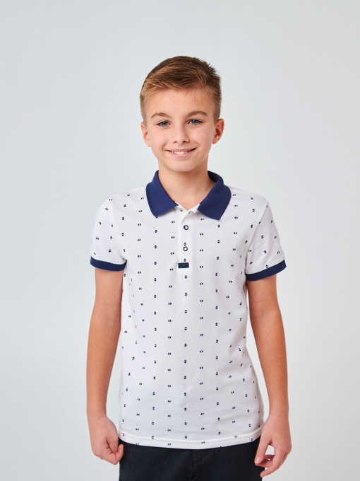 Поло SMIL модель smil_114112-risunok-na-belom Фото