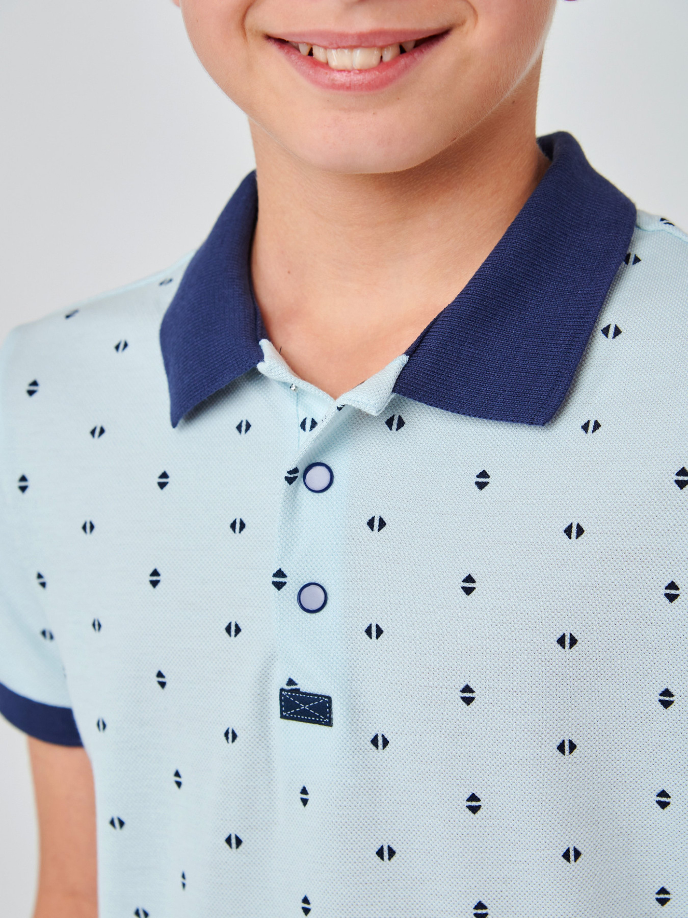 Поло SMIL Модель smil_114112-risunok-na-golubom Фото