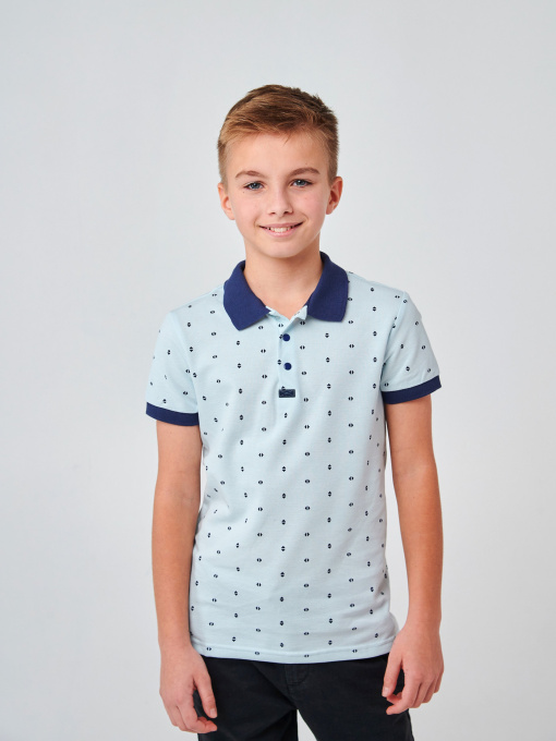 Поло SMIL Модель smil_114112-risunok-na-golubom Фото