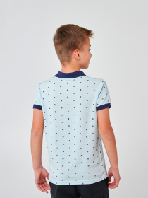 Поло SMIL модель smil_114112-risunok-na-golubom Поло SMIL модель smil_114112-risunok-na-golubom Фото